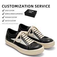 Chaussures décontractées en cuir véritable pour hommes, style créateur, confortables, à semelle épaisse, rehaussantes, pour la marche