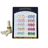 KAISE Kit de 10 Gels Ongles Effet Œil de Chat Multicolores 2026 Nouvelle Collection Haute Qualité Tendance Non Toxique Gel UV pour Salon de Manucure Vente en Gros ODM/OEM