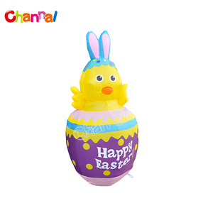 Pasqua pulcino gonfiabile con luci a LED per esterni <span class=keywords><strong>giardino</strong></span> <span class=keywords><strong>giardino</strong></span> primavera decorazione decorazione per feste con gli amici - Product Image 3