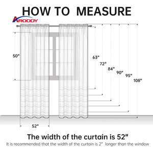 Aroddy màu sắc khác nhau semi-sheer <span class=keywords><strong>sheers</strong></span> pleat Rèm Lọc Voile cuộn trắng Sheer rèm - Product Image 4