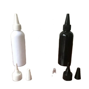 Empty 50ml PET <b>Plastic</b> Twist Top <b>Cap</b> Applicator Mini Squeeze Bottle for Hair Oil - Product Image 2