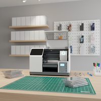 Mesin Printer Mini Casing Ponsel Desktop Original XP600 Printhead A4 Flatbed UV Inkjet Printer untuk Pencetakan Casing Ponsel