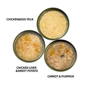 Свежее мясо сбалансированная диета кошка закуска рыба говядина курица кошка банки сливочные угощения корм для домашних животных кошачьи угощения - Product Image 2