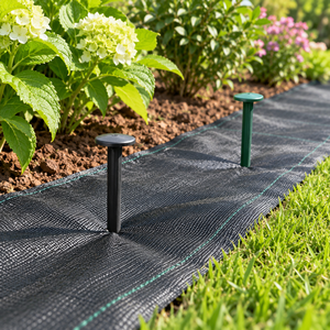 Piquets de fixation en plastique pour tissus de <span class=keywords><strong>paillage</strong></span>, géotextiles et couvertures de sol de jardin - Product Image 5