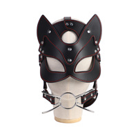 Lumi FC04 Jouets sexuels étanches pour couples, accessoires SM, masque de renard, bâillon buccal, dispositifs de bondage, dispositif de tortion, bandeau pour les yeux, plaisir
