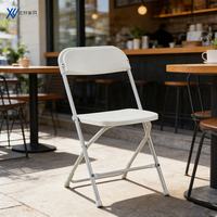 Chaise pliante portable en plastique et métal, idéale pour dortoir, bureau et usage quotidien – Vente en gros usine