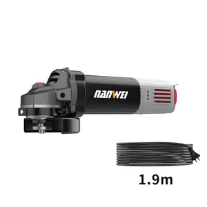 Nanwei ev 21V 100/115mm akülü açılı taşlama çelik Metal taş kesme makinası mini pil açılı taşlama güç araçları