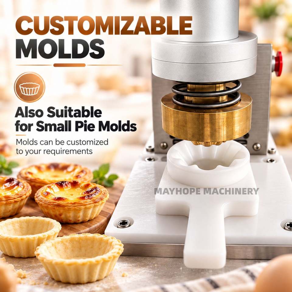 Semi-automatic Cheap Cheese Egg Tart Press Forming Machine UK/EU/US/AU ...