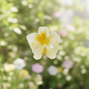 Pinza de Pelo con Flores de Dos Colores, 8 cm, Plástico, Moda, Estilo Casual para Mujer, Accesorios para el Cabello - Product Image 2