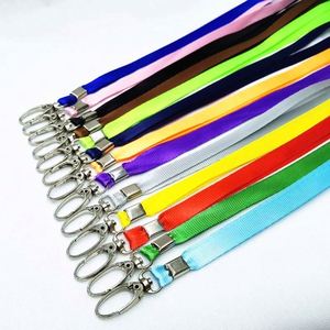 En gros, Ensemble de cordons de cou avec boucle métallique de 1 cm pour badges, expositions, conférences et cartes de travail, personnalisable - Product Image 1