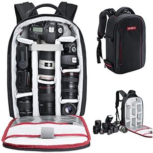 Mochila para Cámara de Muestra Gratuita, Bolsas para Cámaras DSLR y SLR para Fotógrafos con Cubierta Impermeable para Lluvia, Estuche para Cámara - Product Image 3