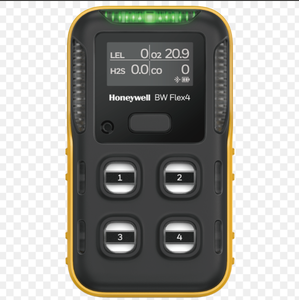 BW Flex4 Multi-Gas Detector <b>Diffusion</b> Type O2, LEL, CO, H2S, CO2 Configurable <b>Portable</b> Multi Gas Detector - Product Image 6