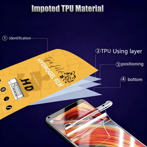 Protections souples XINQI TPU HD anti-traces de doigts 2.5D/3D pour téléphone portable, montre connectée, GPS, IQOO, protection UV, sans bulles - Product Image 5
