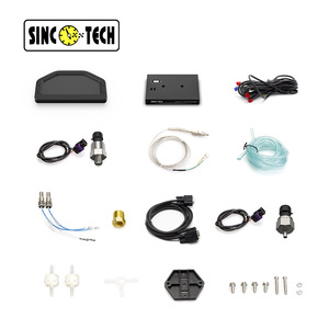หน้าปัดดิจิตอลอเนกประสงค์สำหรับยานยนต์ SINCO-TECH 0-100 กม./ชม. โหมดแข่ง แสดงค่า RPM อุณหภูมิน้ำมัน แรงดันไฟฟ้า หน้าจอสีดำขาว - Product Image 5