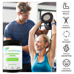 Custom Logo Creatine Monohydrate Gummy Improve Muscle and Condition Muscle Gain <b>Pre</b> <b>Workout</b> Creatine Monohydrate <b>Gummies</b> - Product Image 2