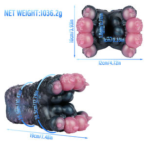 GEEBA Fantasy Monster Beast Foot Männlicher Masturbator Silikon-Vagina Penis-Stimulator für Erwachsene Realistisches Vagina-Sexspielzeug - Product Image 2