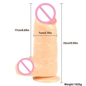 Weicher Künstlicher Soft-Gel-Dildo Realistisches Erwachsenen-Sexspielzeug für Frauen und Lesben Extra Große Größe - Product Image 2