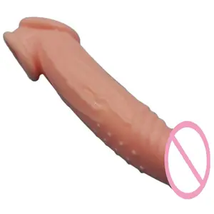 廉价男士锁精子环魔法隐形阴茎套可重复使用龙硅可洗避孕套