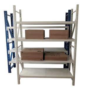 Estante de acero para almacén de fábrica, estantería sin pernos, estante de Almacenamiento Sólido - Product Image 6