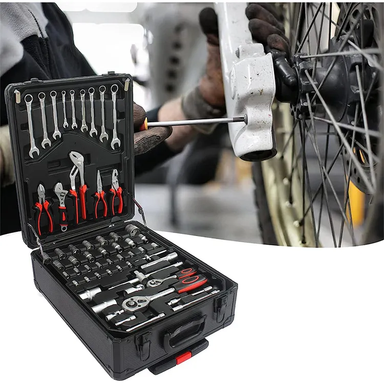 Ifixpro valigia durevole Mechnic Set di strumenti per la riparazione di auto Set di strumenti professionali Set di 899 pezzi per la casa Trolley