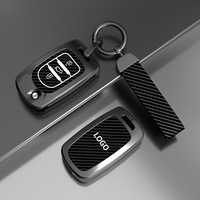 Ensemble de clés en alliage de zinc résistant aux rayures compatible avec Baojun OLIVER 530/560/360/310/730/E100/E200/W630, étui pour clé de voiture