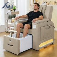 Fauteuil de salon de manucure électrique avec massage sans tuyau, chaises de spa pour pédicure et manucure