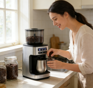 Moulin à café électrique automatique <span class=keywords><strong>Fiorenzato</strong></span> à dose unique, portable pour la maison, l'hôtel, la voiture, moulin à meules coniques, capacité de 250 g - Product Image 4