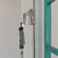 Dispositif de protection contre les chutes à haute résistance, dispositif de préhension vertical de qualité supérieure pour la sécurité industrielle de la construction