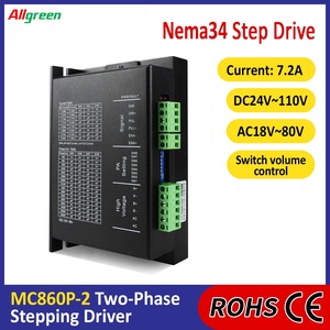 ตัวควบคุมสเต็ปเปอร์มอเตอร์ Allgreen DC24V~110V/AC18V~80V 7.2A 400~51200ppr สำหรับมอเตอร์สเต็ปเปอร์ 2 เฟส Nema34 DC/AC แบบวงจรเปิด - Product Image 6
