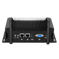 Micro ordenador Intel Core, puerto serie dual de red dual USB de 8 núcleos cuádruples, sin ventilador para uso industrial, disponible en AU, EE. UU., UE