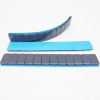 Vente chaude Bleu Bande En Acier Roue Poids Équilibrage Boîte Personnalisée Fe Bâton Sur Roue Équilibrage Poids