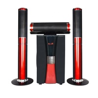 Système de cinéma maison avec enceintes en bois audio 3.1 Seapiano, système de son surround 3.1 avec caisson de basses