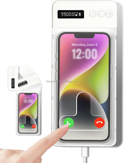 Digital Smart Countdown Timer Portable Phone Lock Box with Timer 99 Hours Fitness, ADHD, Self-Control, 60 Days Battery, Focus