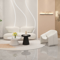 Nouveau canapé de salon et chambre à coucher nordique, salon de coiffure simple, magasin de vêtements, canapé alien