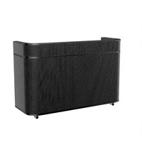 Écran LED P1.86 pour façade de cabine DJ semi-circulaire avec animation, design sur pied, CMS basé sur le cloud pour bars