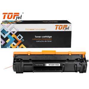 Topjet W1420A W1420 142A cartouche de Toner Laser Premium avec puce Compatible pour imprimante <span class=keywords><strong>HP</strong></span> <span class=keywords><strong>M140w</strong></span> M110w M1410we <span class=keywords><strong>M140w</strong></span> - Product Image 1