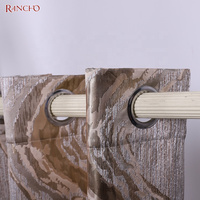 Cortina Opaca Jacquard de Alta Calidad en Oferta al por Mayor, Cortina Jacquard para Sala de Estar, Fabricada con Tela Jacquard