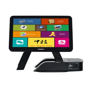 Reasonable Price Caixa Registradora Built In Ticket Printer 15.6 Inch Full Hd Capacitive Pos Hardware System With Software