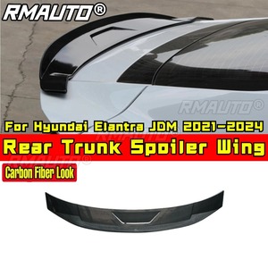 สปอยเลอร์หลังคาท้ายรถ สปอยเลอร์หลังคา ชุดแต่งสำหรับ Hyundai Elantra JDM 2021-2024 อุปกรณ์ตกแต่งรถยนต์ - Product Image 1