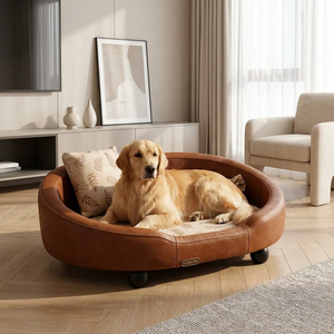 Cama Extra Grande de 126 cm para Perros de Razas Gigantes |   Sofá Cama Extra Grande para Mascotas, Resistente y Duradero, para Perros <span class=keywords><strong>Labrador</strong></span> y Golden Retriever - Product Image 2