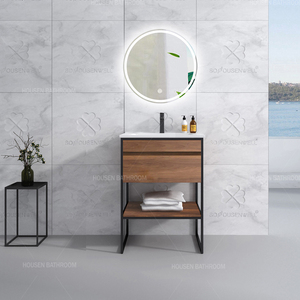 Meubles modernes de luxe Unités autoportantes de luxe Lavabo imperméable <span class=keywords><strong>Meuble</strong></span> de salle de bain avec lavabo - Product Image 3