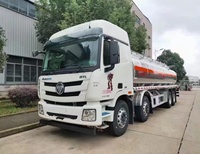 Camion-citerne à huile Foton Oman 30000 litres 8x4 en alliage d'aluminium, camion-citerne à huile multi-compartiments, vente directe d'usine