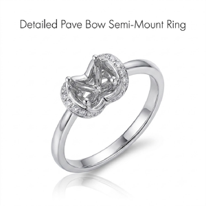 Expert <b>Craft</b> 18K Gold Double Oval Pave Halo Semi Mount Four Prong IGI Certified Engagement Wedding <b>Ring</b> Diamond Setting Factory - Product Image 1