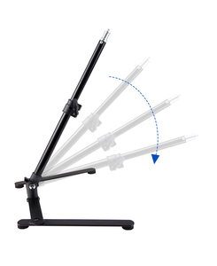 Chân Đế Chụp Ảnh Bằng Sắt Mini, Giá Để Điện Thoại Điều Chỉnh Được, Chân Đế Điện Thoại Đơn Sắc, Có Thể Điều Chỉnh, Màu Đen - Product Image 5