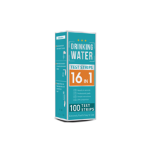 Tiras Reactivas para Análisis de Agua 16 en 1 Home Tap & Well, Kit de Prueba de Calidad del Agua Potable W-16