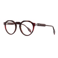 Nouvelle Arrivée Monture de Lunettes Unisexe Tendance avec Logo Personnalisé, Design Carré à Monture Complète, Légère et Confortable en Acétate Laminé