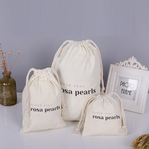 High End Organic Cotton Muslin Drawstring Pouch Canvas Wedding Recovery Kit <b>Bag</b> Guests' Hangover Survival Kit Favors - Product Image 6