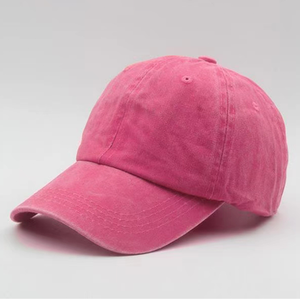 Gorro de Béisbol Clásico Personalizado de Algodón, Unisex, Estilo Retro, Estructura de 6 Paneles, con Diseño de Hojas Dobladillas - Product Image 1