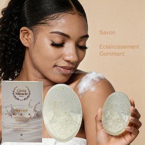 Jabones Blanqueadores OEM al por Mayor con Glutatión, Vitamina C, Aceite de Jojoba, Té Verde y Colágeno, Reduce las Manchas Oscuras, Unifica el Tono de Piel - Product Image 3