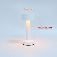 Lampe de table lumineuse à haltères pour l'extérieur, l'intérieur, pour la chambre à coucher, le café et l'atmosphère, vente en gros